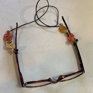 Eyeglass Leash / Chain - sunset colors